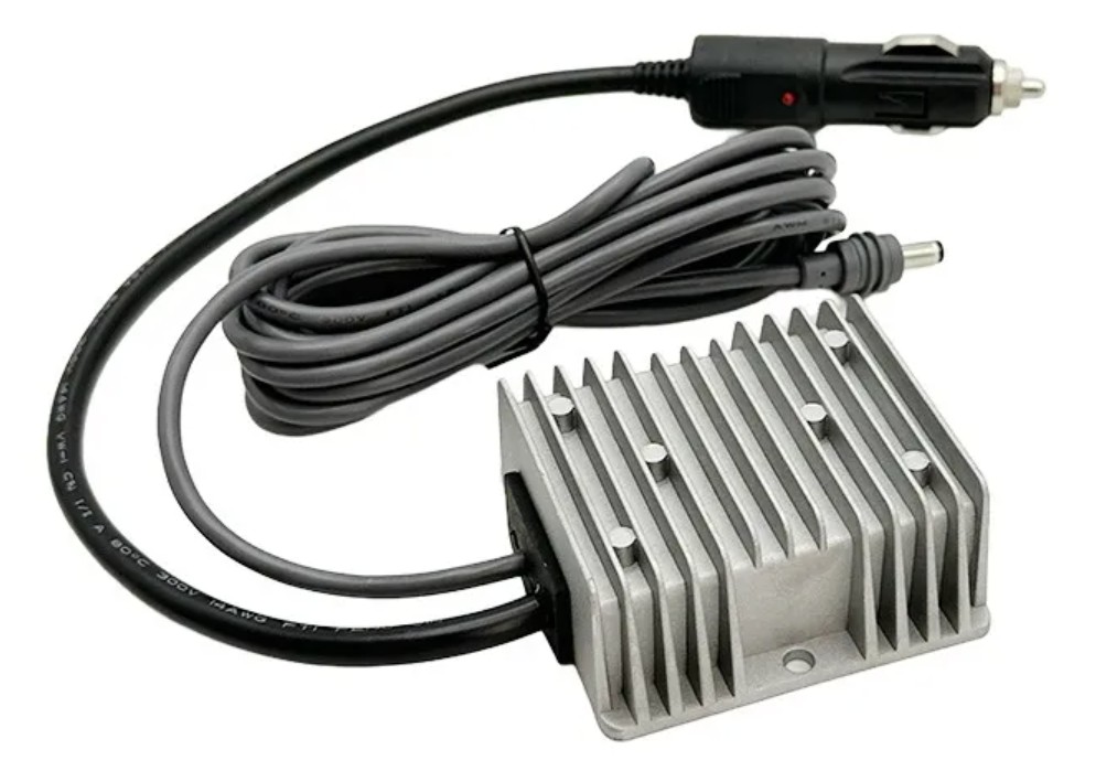 CARGADOR FUENTE CIGARRERA AMP VOLTAJE 2 METROS