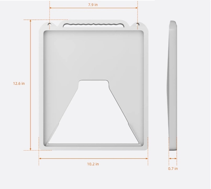 FUNDA BLANCA DE SILICONA CON 4 VENTOSAS INTERIOR