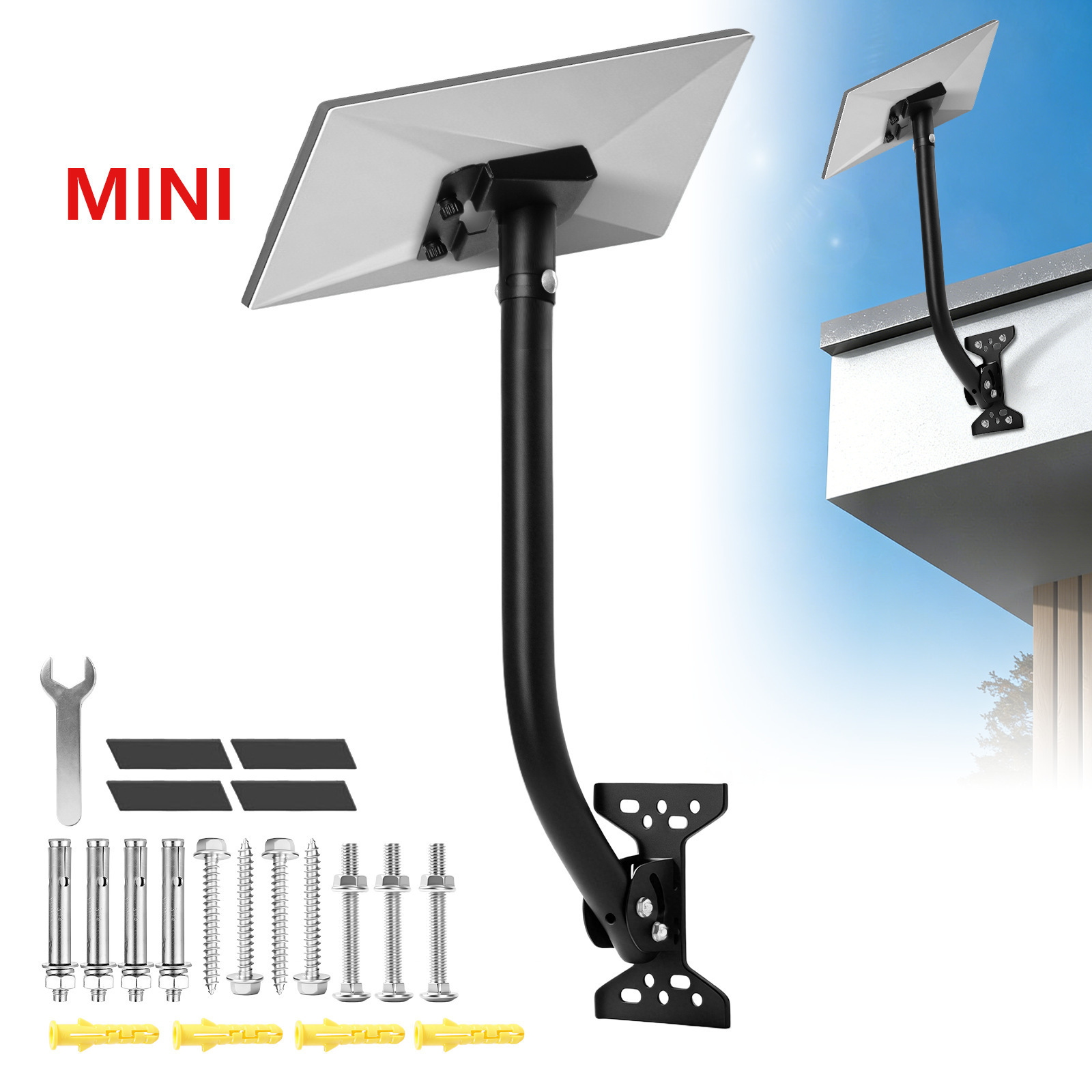 SOPORTE PLOMO CON ADAPTADOR PARA PARED/TECHO STARLINK MINI