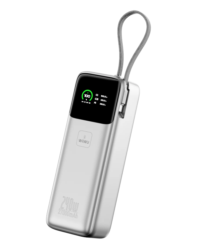 BATERÍA WIWU PM201 DE 27.000 mAh de 240W FAST CHARGE